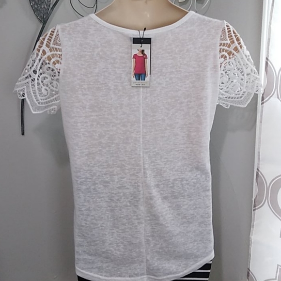 The Limited Parker Lace Sleeve Top - Picture 2 of 5